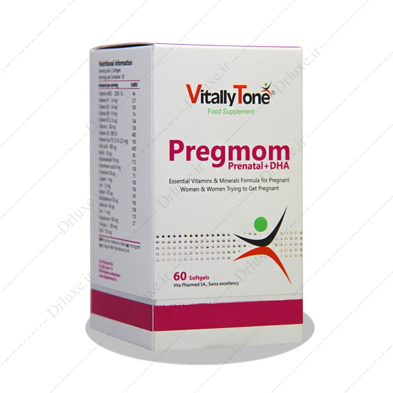 کپسول مولتی ویتامین دوران بارداری پرگمام ویتالی تیون 60 عدد