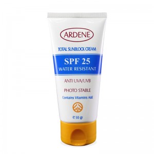 کرم ضد آفتاب SPF25  آردن 50 گرم