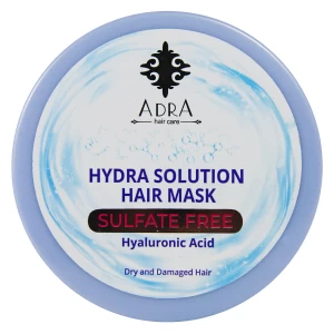 ماسک مو با آبکشی فاقد سولفات هیالورونیک اسید آدرا 400 میلی لیتر