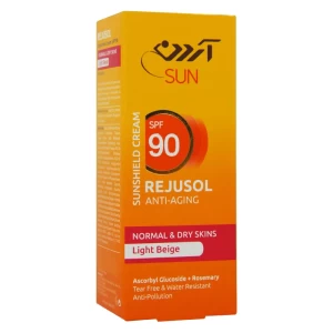 کرم ضد آفتاب SPF 90 بژ روشن پوست معمولی و خشک رژوسول آردن 50 گرم