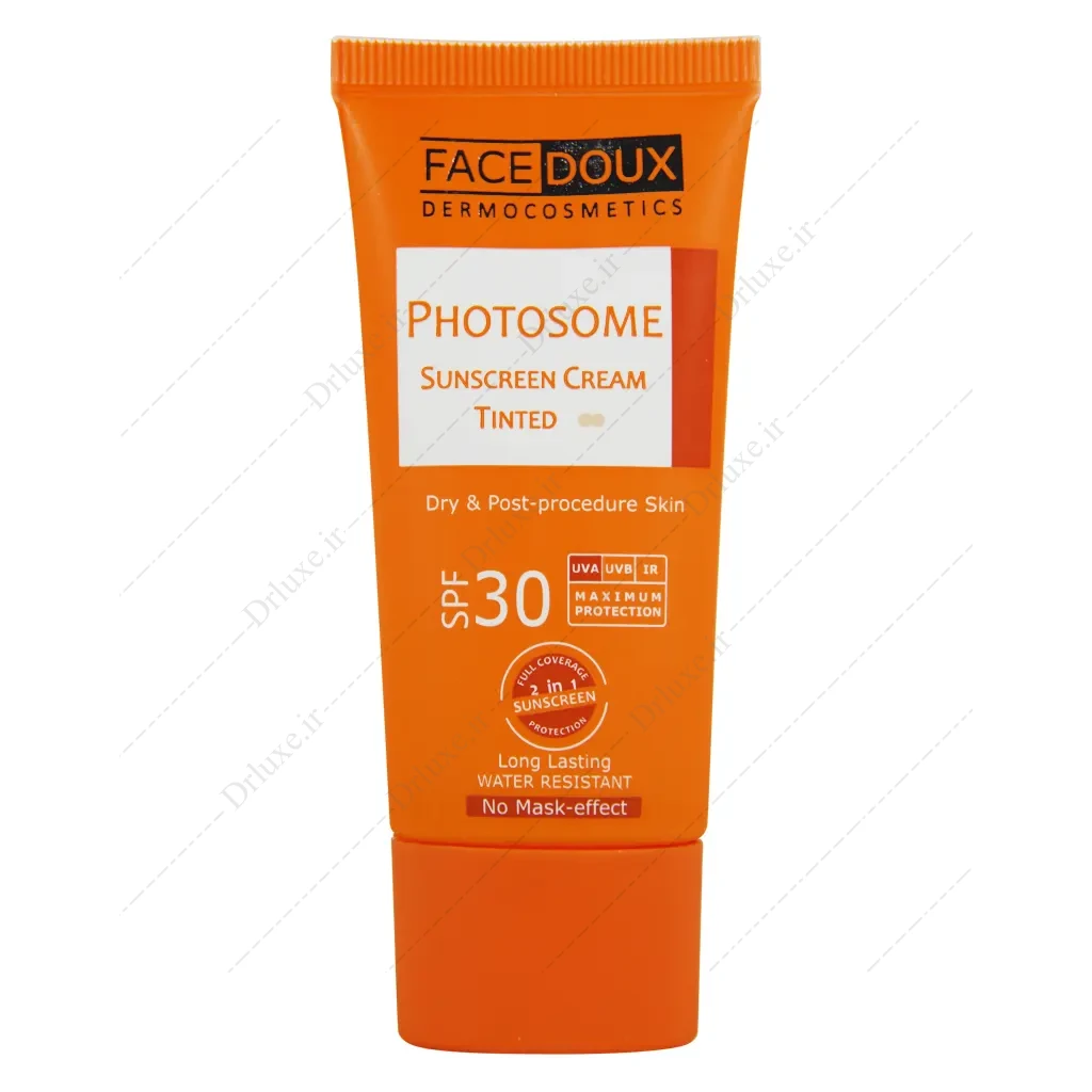 کرم ضد آفتاب SPF30 رنگی فوتوزوم فیس دوکس کد || 40 میل