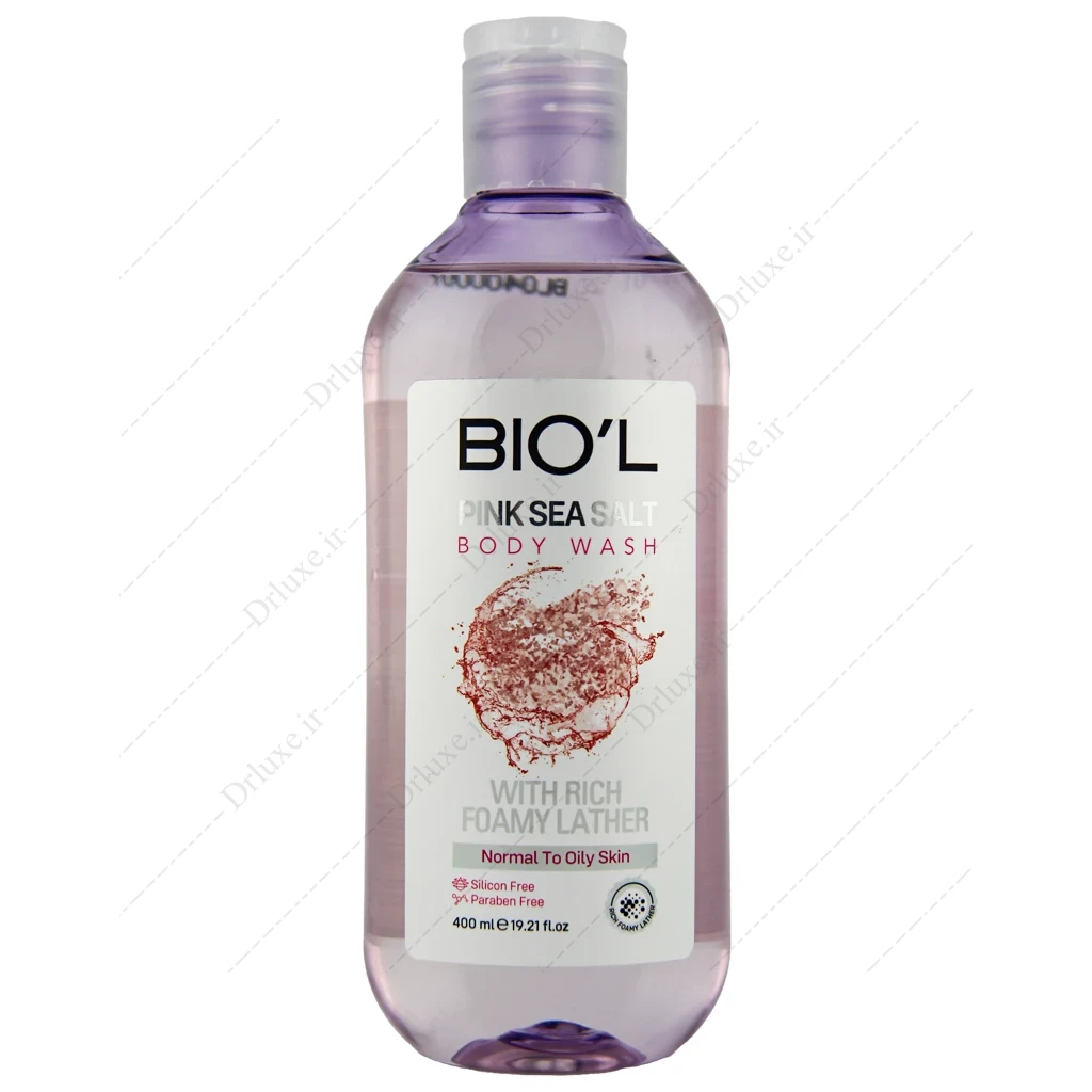 شامپو بدن بیول مدل Pink Sea Salt مناسب پوست نرمال و چرب
