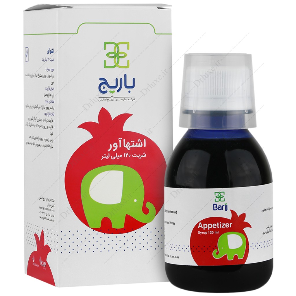 شربت اشتهاآور باریج، شربت باریج برای کودکان