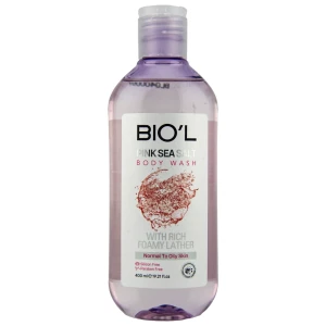 شامپو بدن بیول مدل Pink Sea Salt مناسب پوست نرمال و چرب