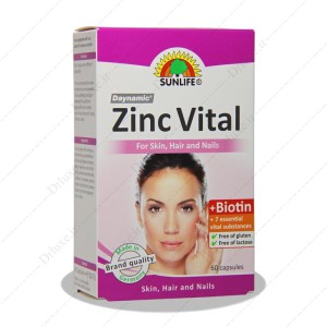 کپسول زینک ویتال سان لایف 60 عدد