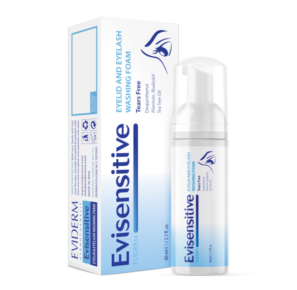 فوم شستشوی پلک و مژه اویدرم
