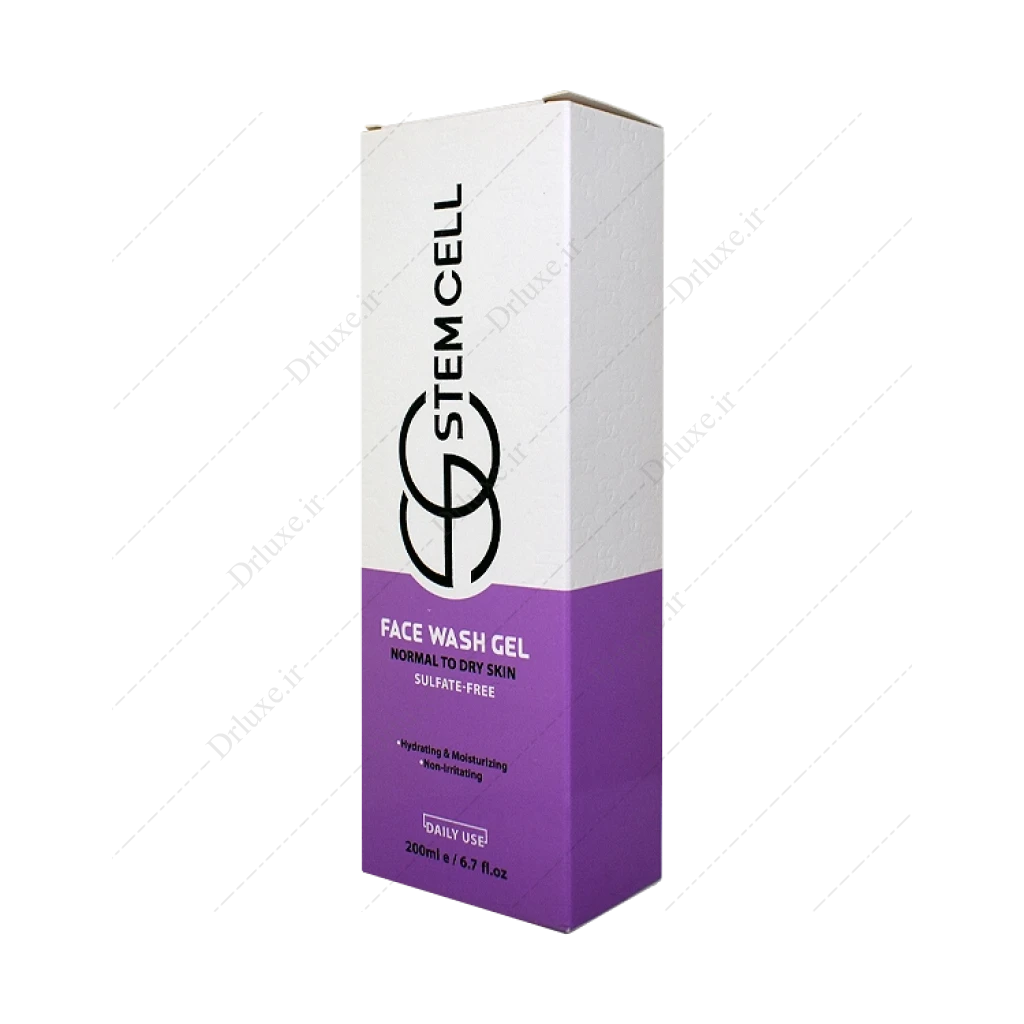 ژل شستشوی صورت پوست نرمال تا خشک استم سل 200 میلی لیتر