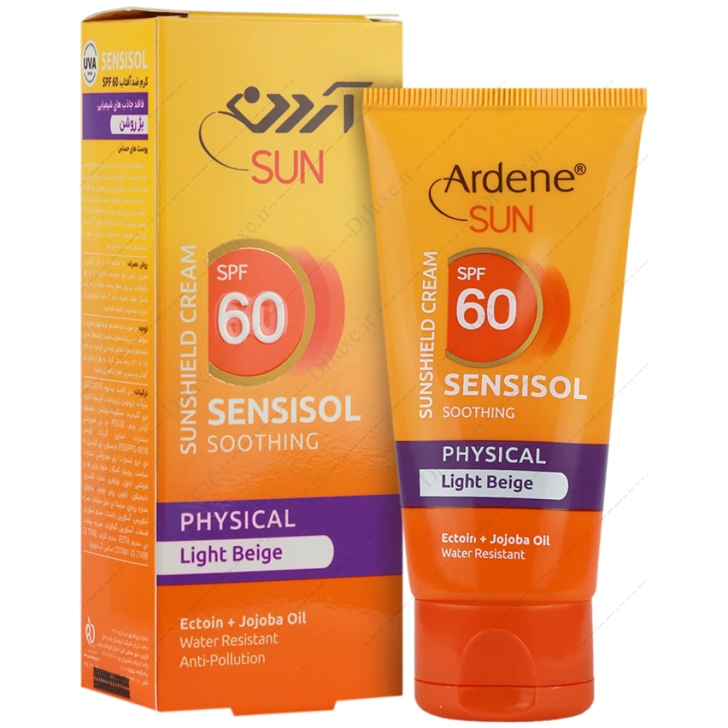 کرم ضد آفتاب SPF60 سنسی سول آردن بژ روشن