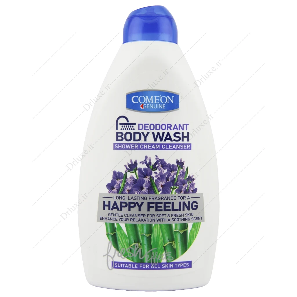 شامپو بدن کرمی کامان مدل هپی فیلینگ