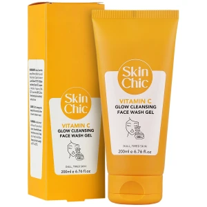 ژل شستشوی صورت ویتامین C اسکین شیک مناسب پوست خسته