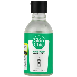 تونر صورت پوست حساس اسکین شیک عصاره آلوئه ورا