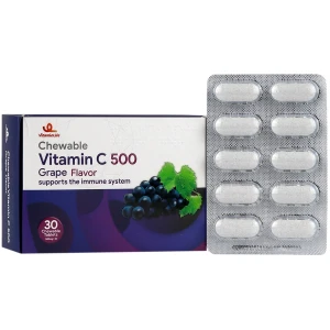 قرص جویدنی ویتامین C 500 میلی گرم ویتامین لایف