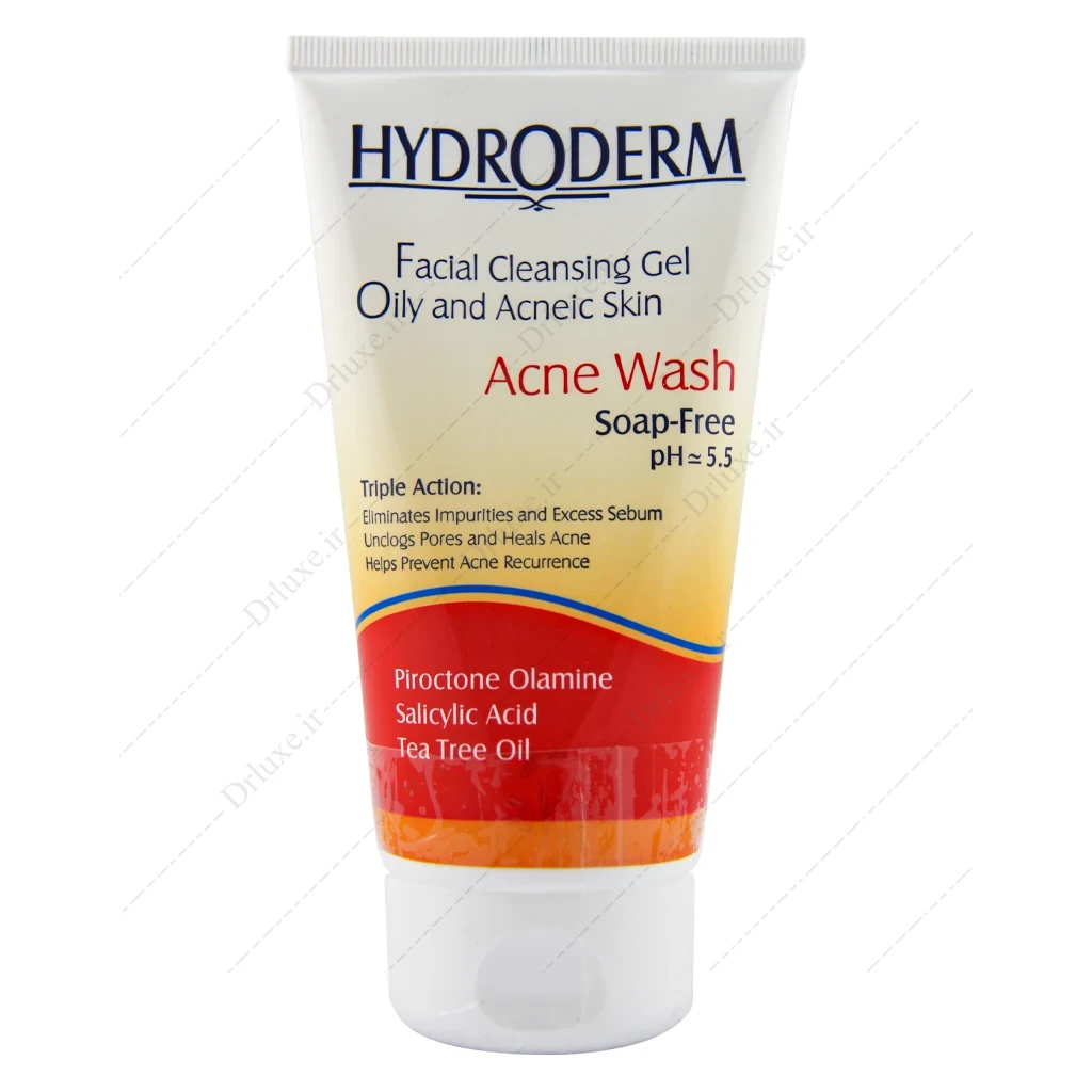ژل شستشوی صورت هیدرودرم مناسب پوست چرب