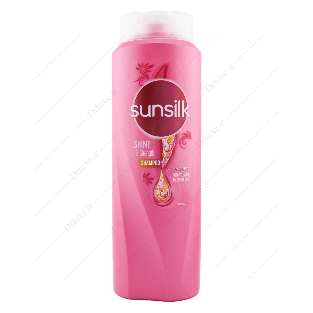 شامپو تقویتی و براق کننده مدل Shine & Strength سانسیلک 600 میل