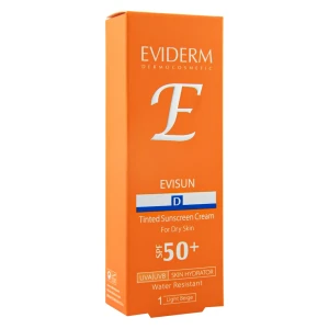 کرم ضد آفتاب SPF50 رنگی بژ روشن اوی سان دی اویدرم