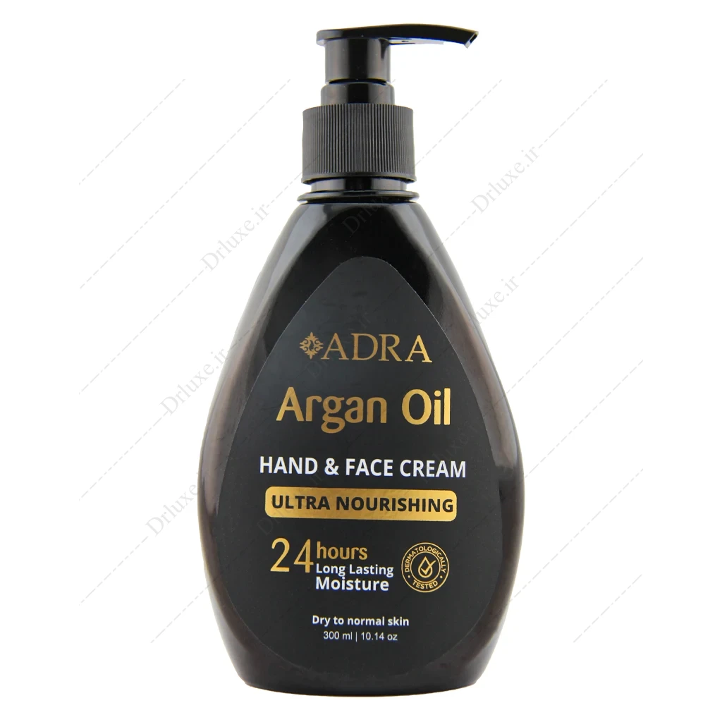 کرم مرطوب کننده دست و صورت آدرا روغن آرگان