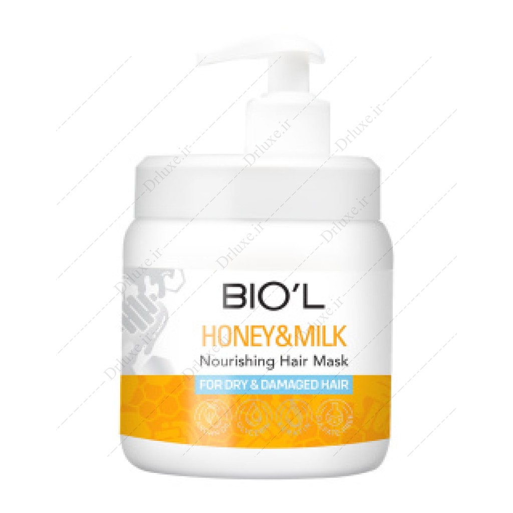 ماسک مو بیول شیر و عسل