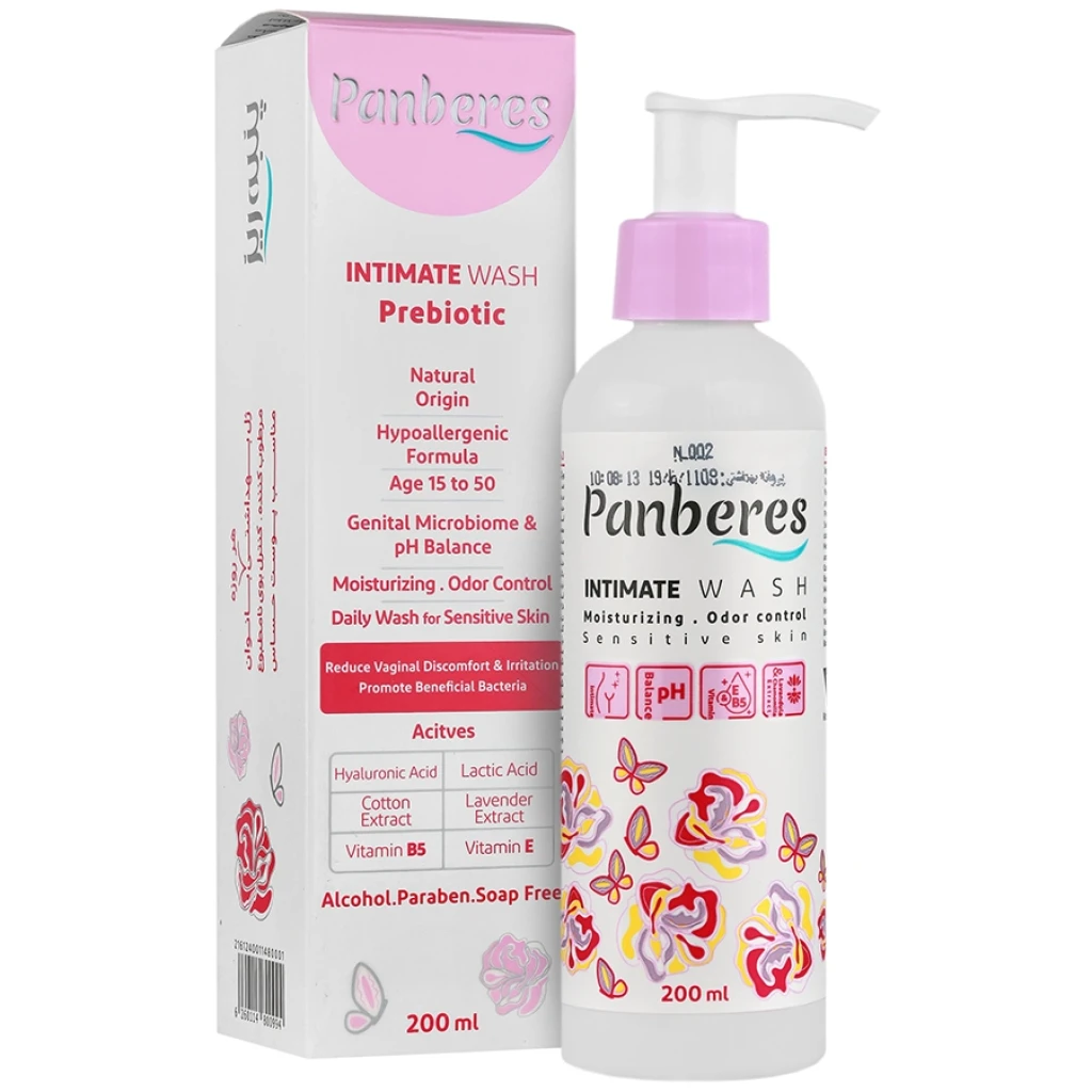 ژل بهداشتی روزانه بانوان پنبه ریز پوست حساس 200 میلی‌لیتر