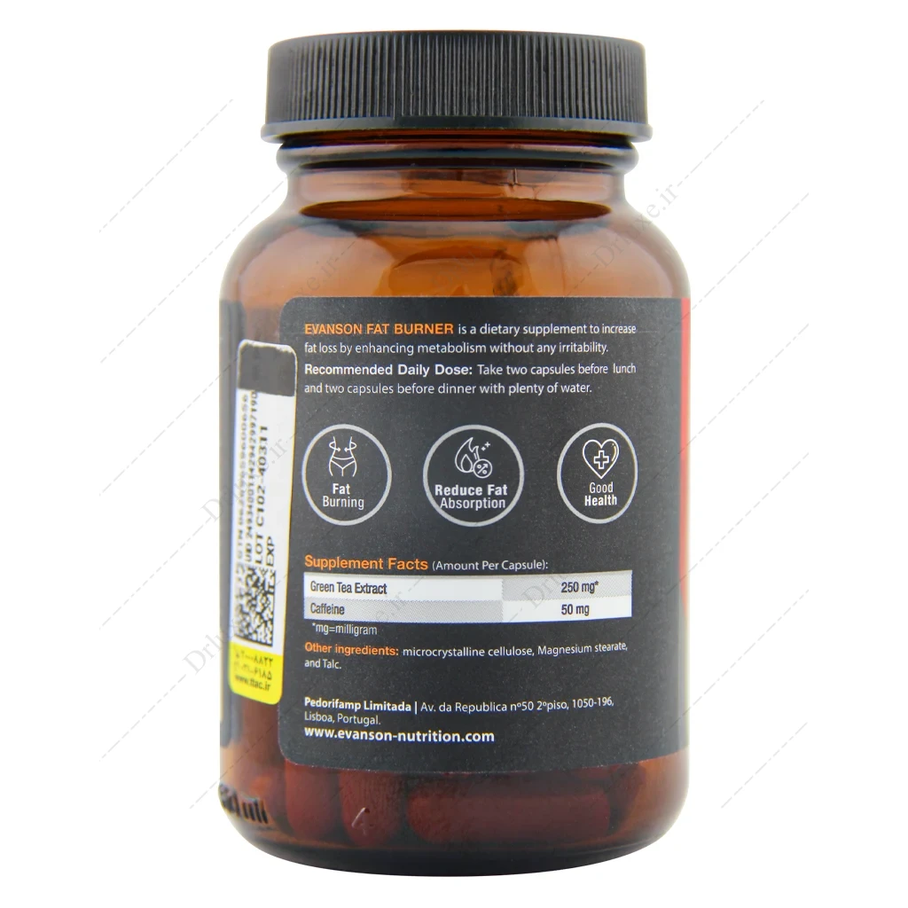 قرص evanson fat burner، کپسول اونسن فت برنر