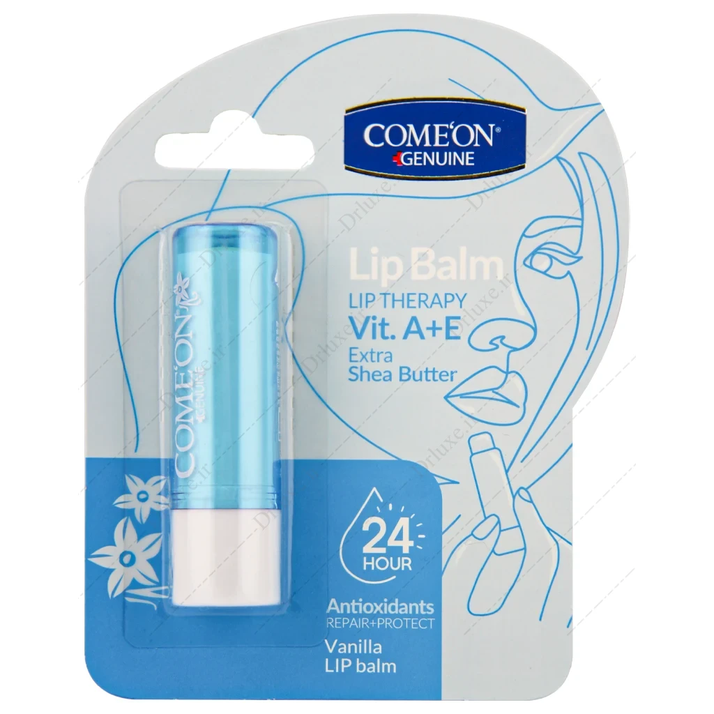 بالم لب کامان حاوی ویتامین A.E.C و شی باتر 4.5 گرم