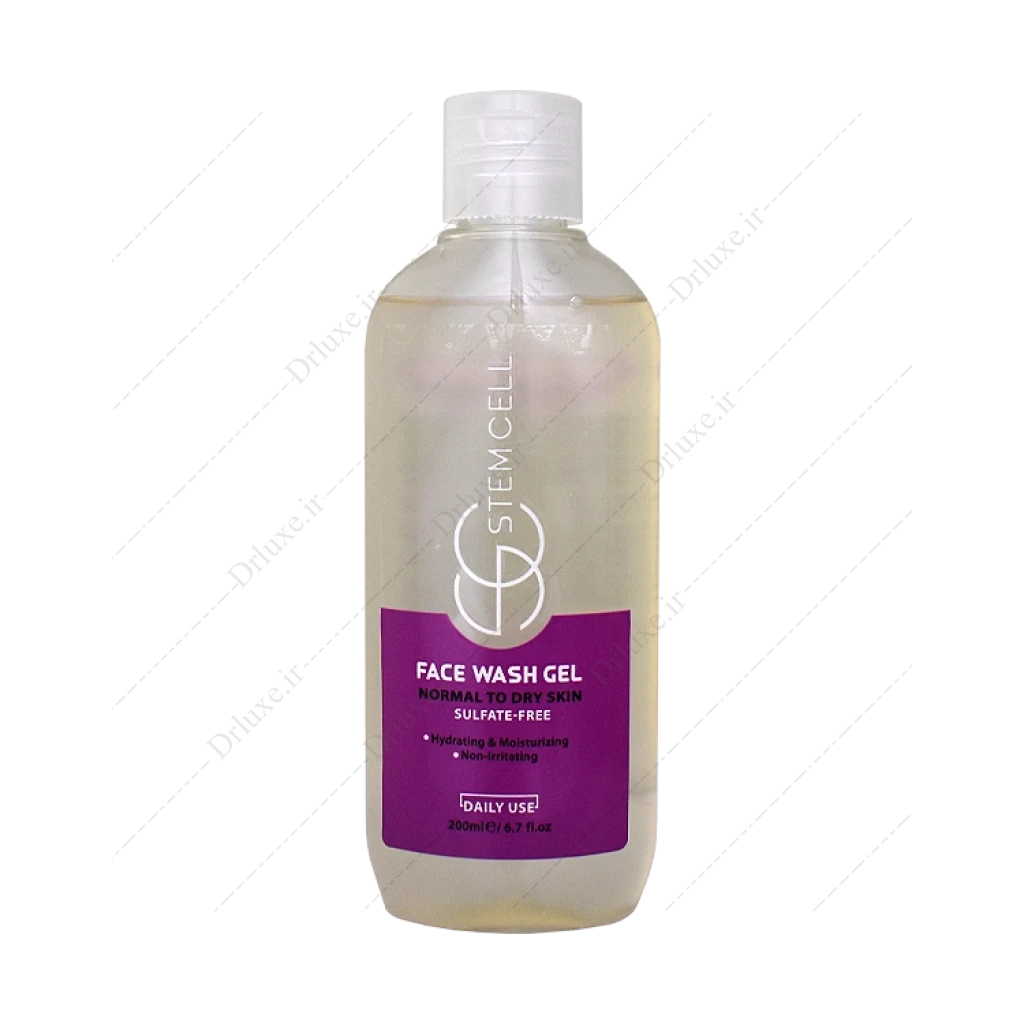 ژل شستشوی صورت پوست نرمال تا خشک استم سل 200 میلی لیتر