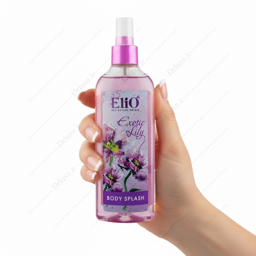 بادی اسپلش زنانه گلیتردار اگزاتیک لیلی الیو 200 میلی‌لیتر