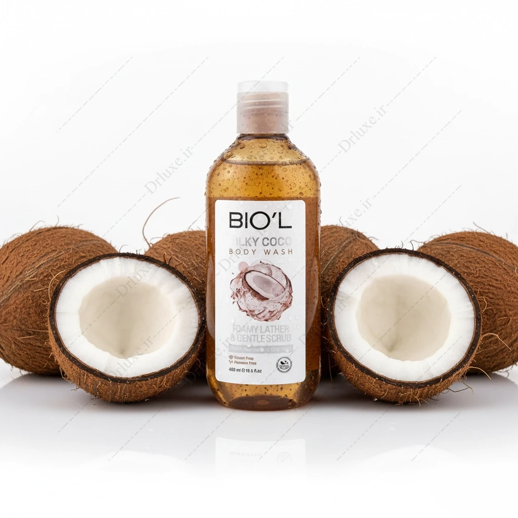 شامپو بدن ژلی سیلکی کوکو بیول 400 میلی‌لیتر