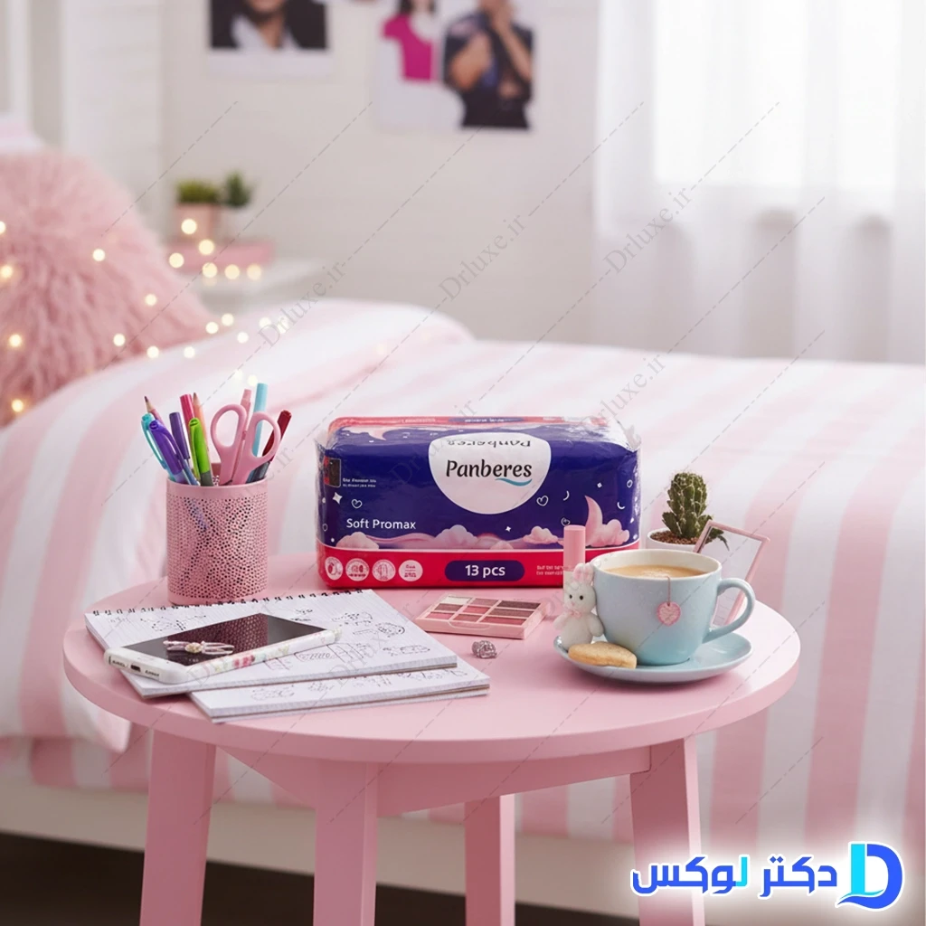 نوار بهداشتی بالدار پرومکس پنبه ریز سایز خیلی خیلی بزرگ 13 عدد