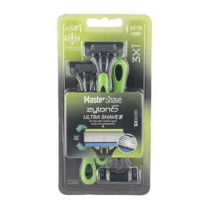 خودتراش آقایان 6 لبه زایلون 6 مسترشیو 3 عدد