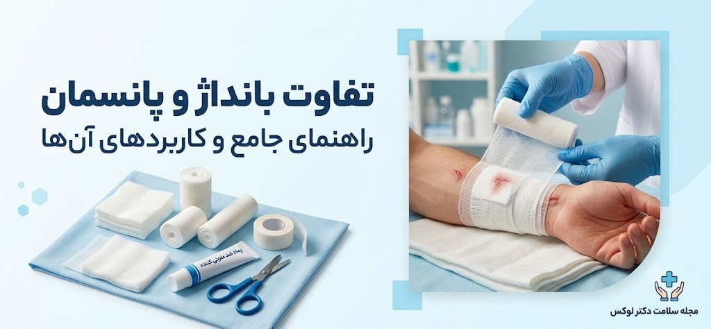 معرفی انواع بانداژ و پانسمان‌های نوین برای زخم‌های مختلف