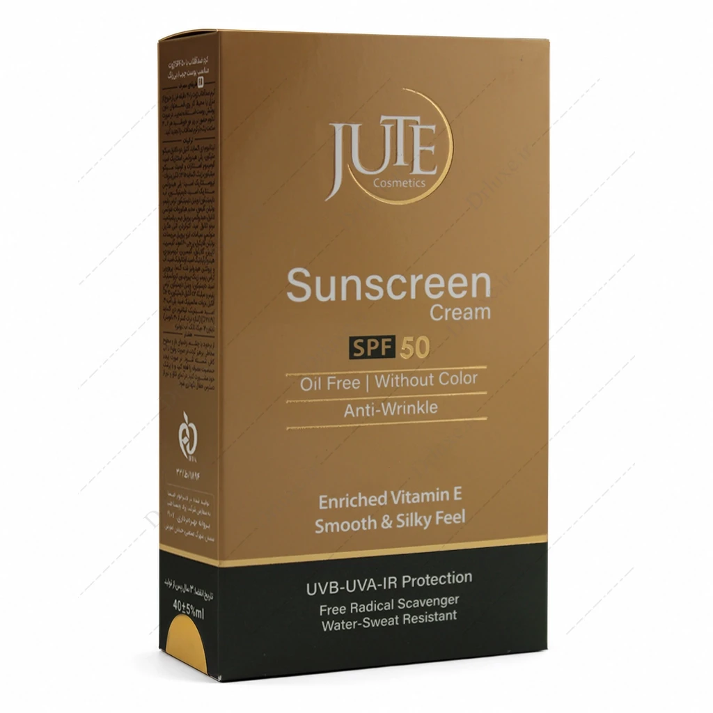 کرم ضد آفتاب SPF50 پوست چرب بی رنگ ژوت 40 میلی‌لیتر