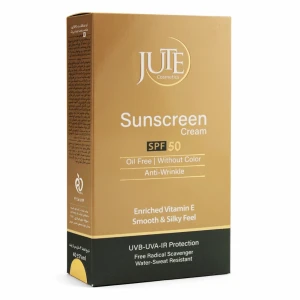 کرم ضد آفتاب SPF50 پوست چرب بی رنگ ژوت
