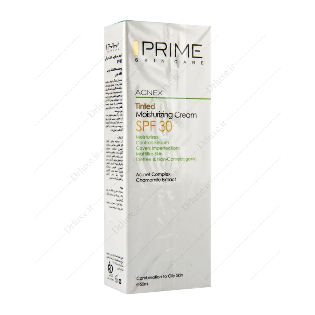 کرم مرطوب کننده رنگی SPF30 پرایم پوست مختلط تا چرب