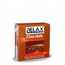 کاندوم شکلاتی ریلکس بسته 3 عددی