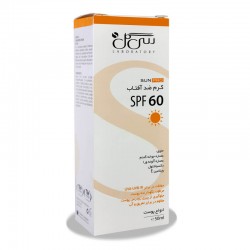 کرم ضد آفتاب SPF 60 بدون رنگ انواع پوست سی گل 50 میلی لیتر