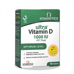 قرص اولترا ویتامین د 1000 ویتابیوتیکس 96 عددی